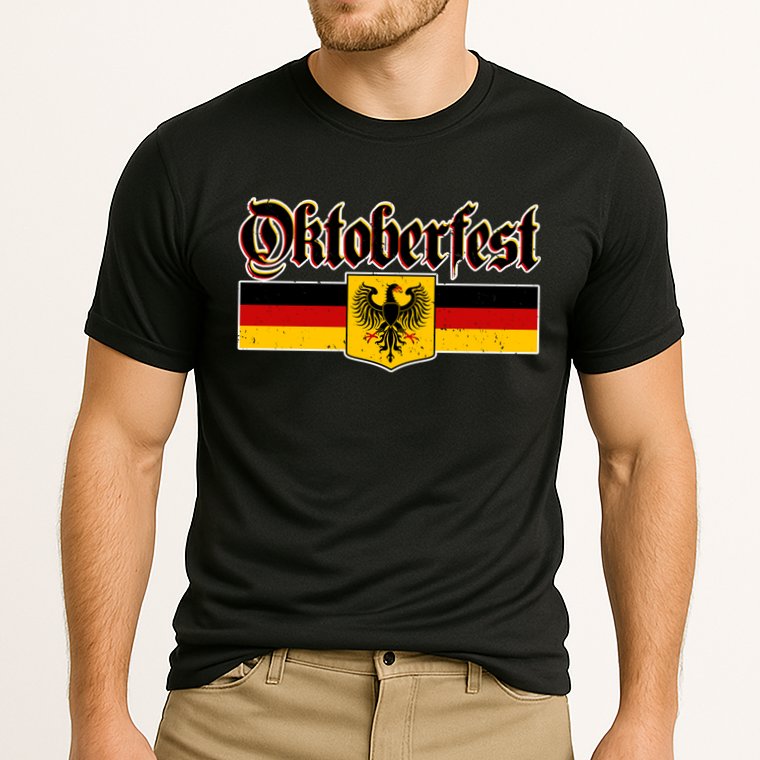 Oktoberfest German Coat of Arms Cooling Performance Crew T-Shirt