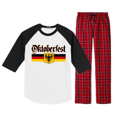 Oktoberfest German Coat of Arms Raglan Sleeve Pajama Set