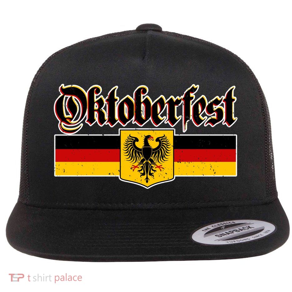 Oktoberfest German Coat of Arms Flatbill Hat
