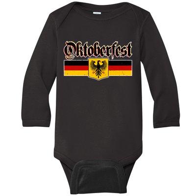 Oktoberfest German Coat of Arms Baby Long Sleeve Bodysuit