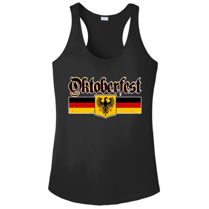 Oktoberfest German Coat of Arms Ladies PosiCharge Competitor Racerback Tank