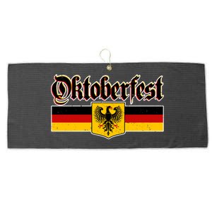 Oktoberfest German Coat of Arms Large Microfiber Waffle Golf Towel