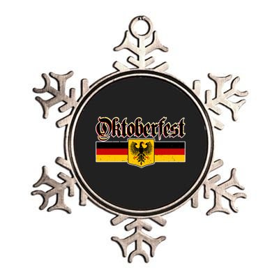 Oktoberfest German Coat of Arms Metallic Star Ornament