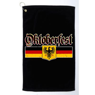Oktoberfest German Coat of Arms Golf Towel