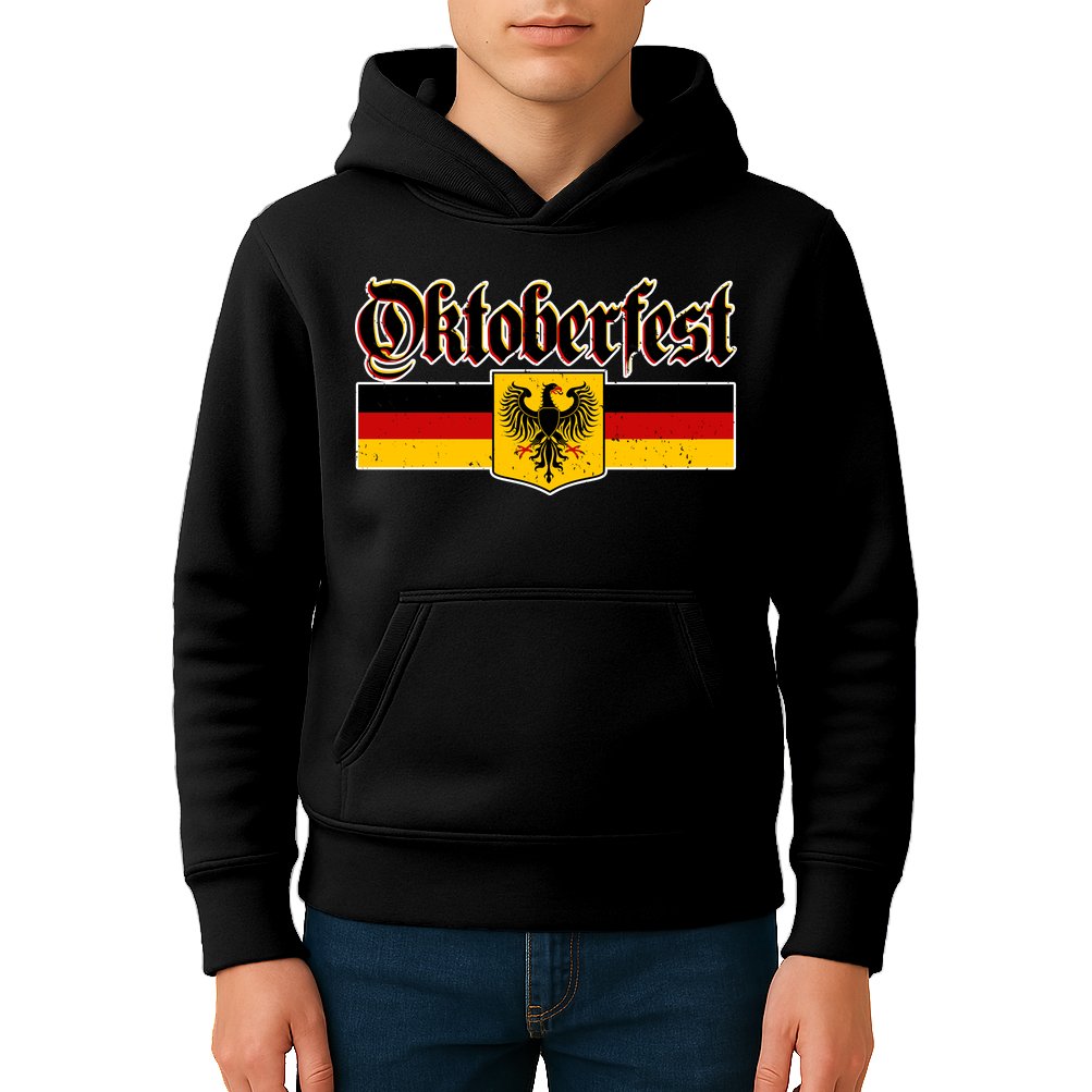 Oktoberfest German Coat of Arms Kids Hoodie
