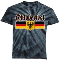 Oktoberfest German Coat of Arms Kids Tie-Dye T-Shirt