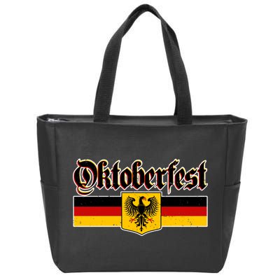 Oktoberfest German Coat of Arms Zip Tote Bag