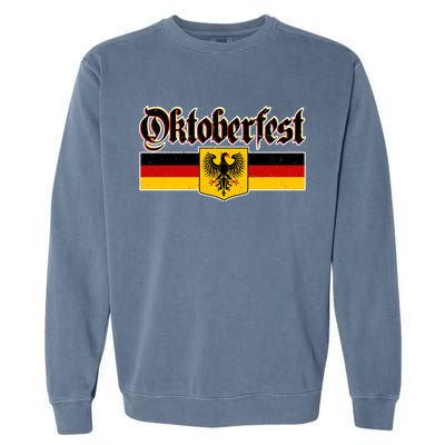 Oktoberfest German Coat of Arms Garment-Dyed Sweatshirt