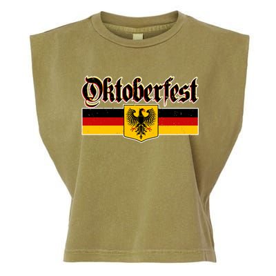 Oktoberfest German Coat of Arms Garment-Dyed Women's Muscle Tee