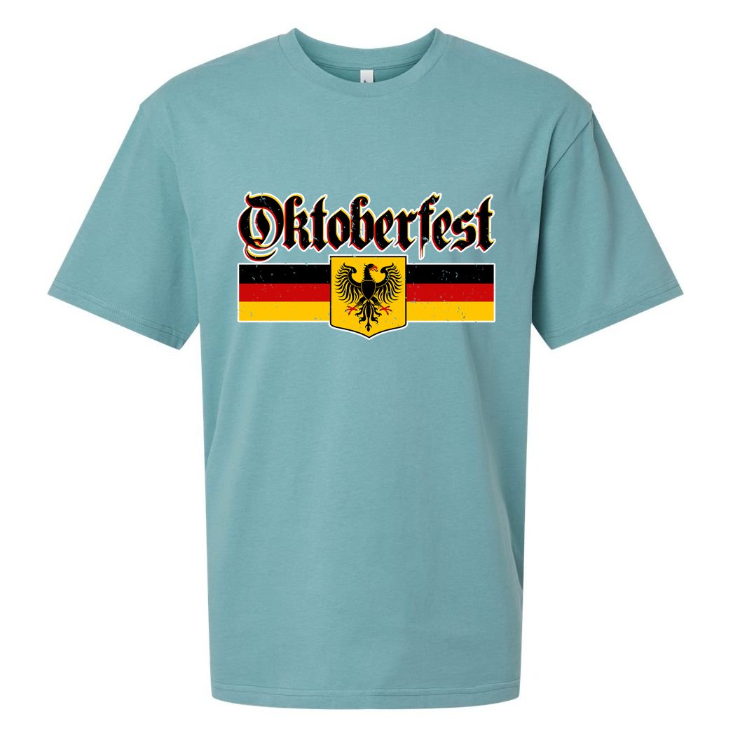 Oktoberfest German Coat of Arms Sueded Cloud Jersey T-Shirt