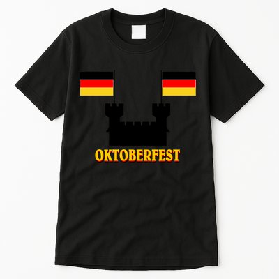Oktoberfest German Flag Castle Tall T-Shirt