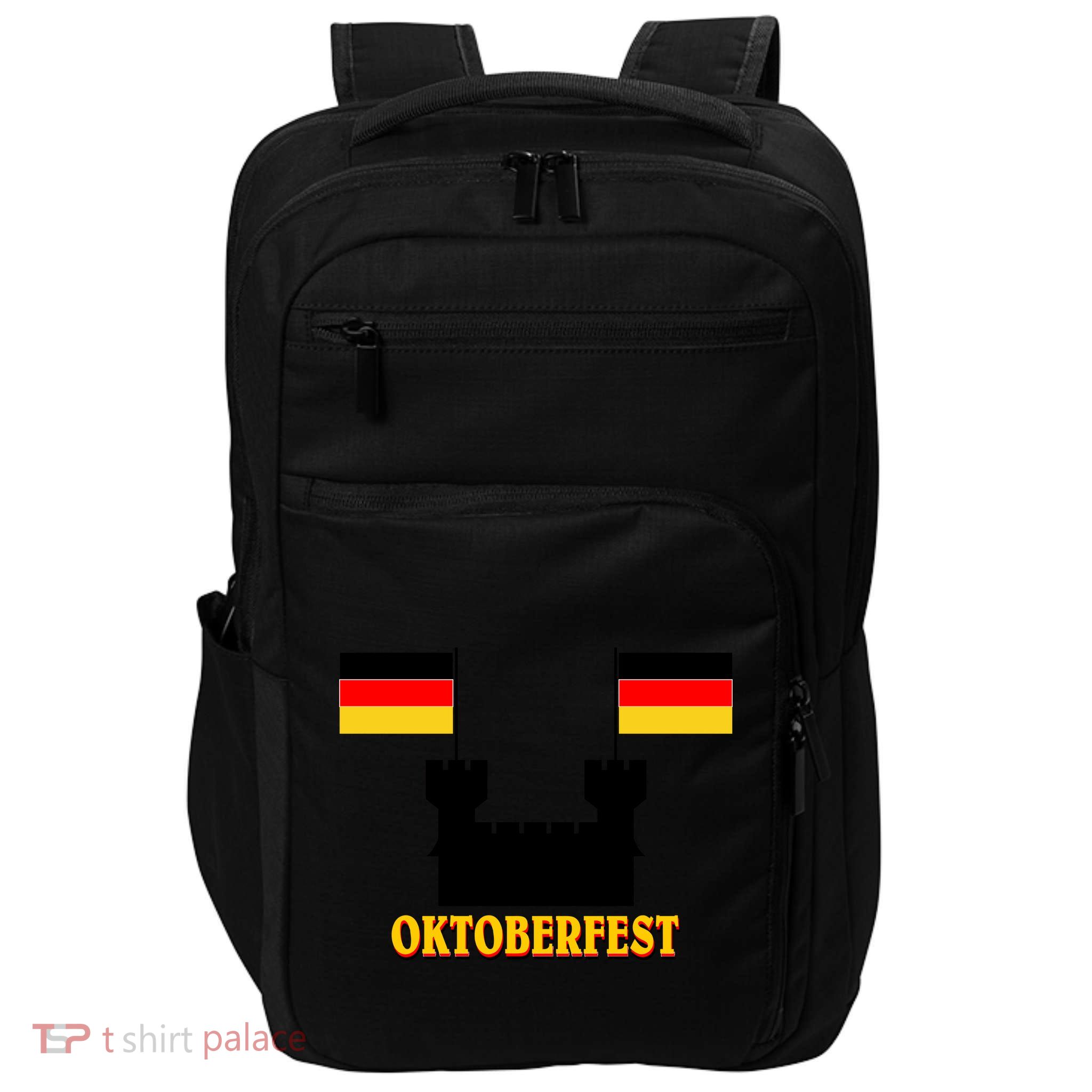 Oktoberfest German Flag Castle Impact Tech Backpack