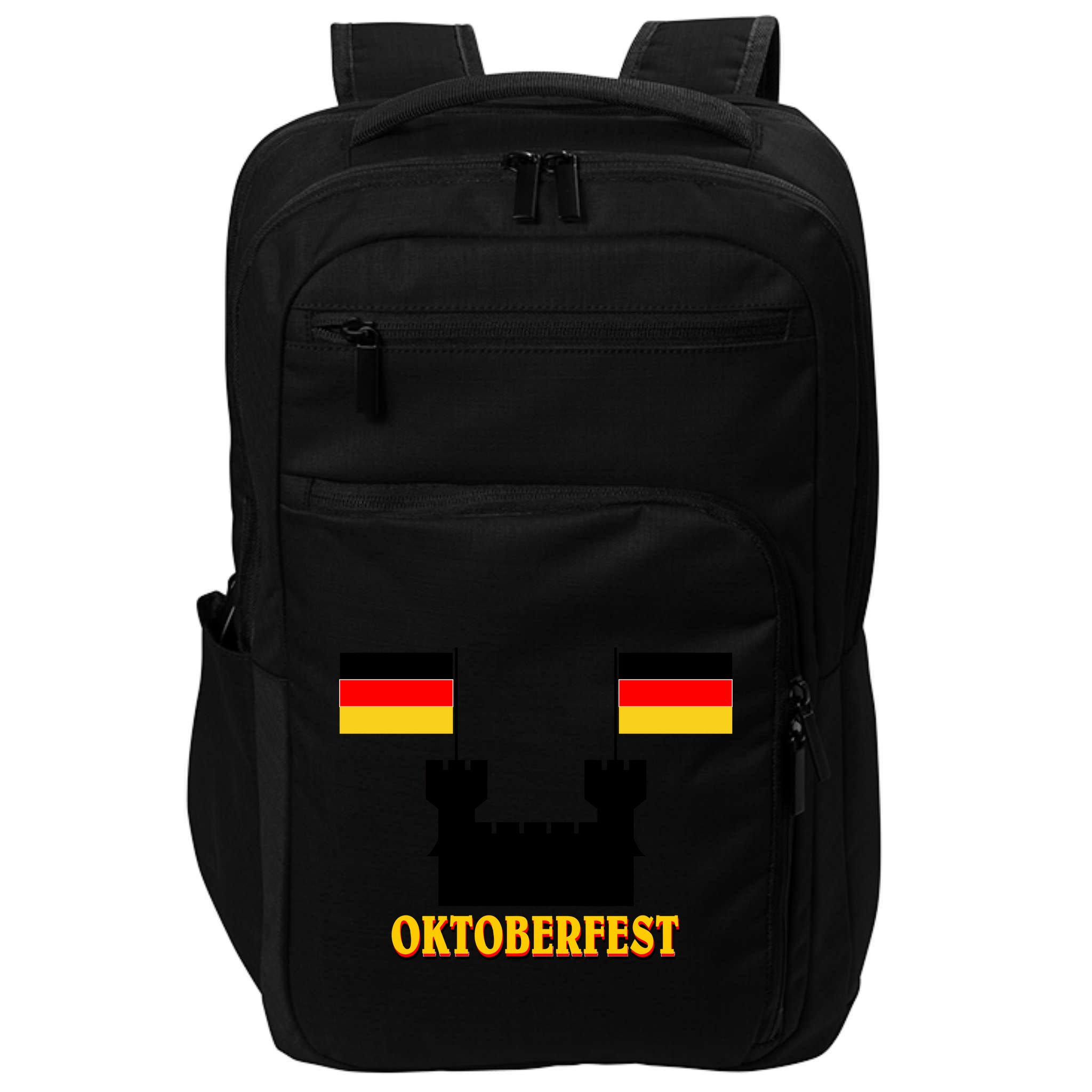 Oktoberfest German Flag Castle Impact Tech Backpack