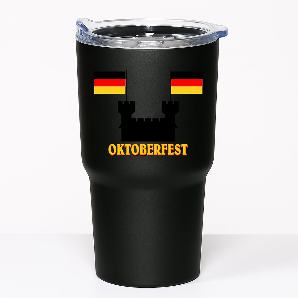 Oktoberfest German Flag Castle Tumbler