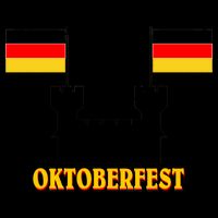 Oktoberfest German Flag Castle Kids T-Shirt