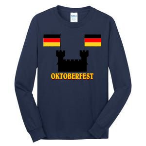 Oktoberfest German Flag Castle Tall Long Sleeve T-Shirt