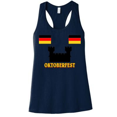 Oktoberfest German Flag Castle Women's Racerback Tank