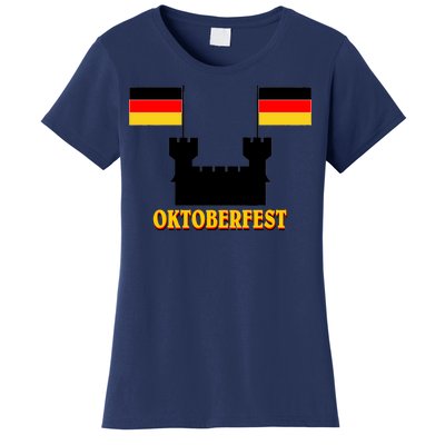 Oktoberfest German Flag Castle Women's T-Shirt