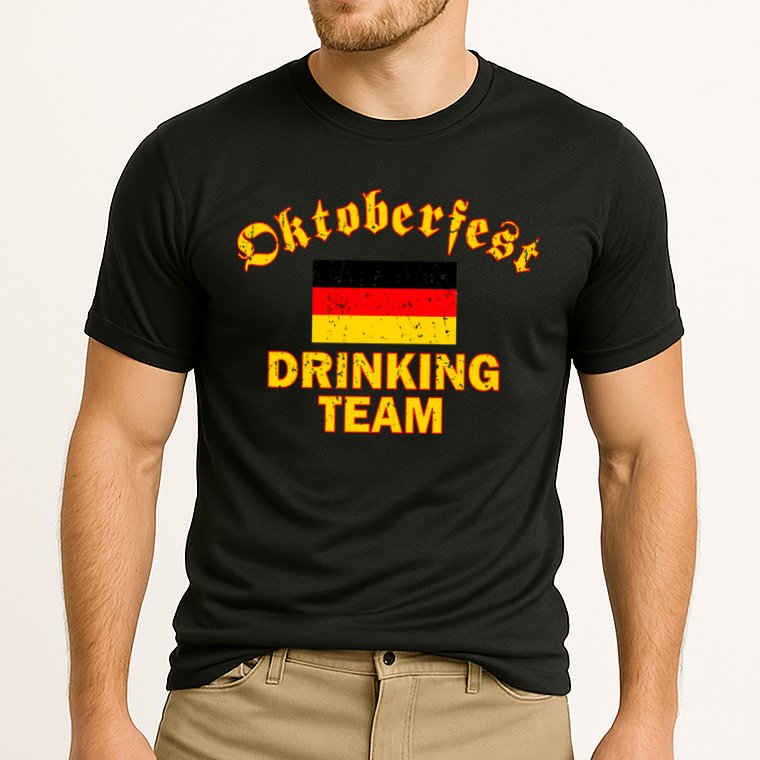 Oktoberfest Germany Drinking Team Cooling Performance Crew T-Shirt