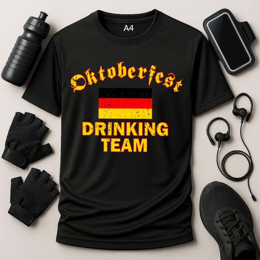 Oktoberfest Germany Drinking Team Cooling Performance Crew T-Shirt