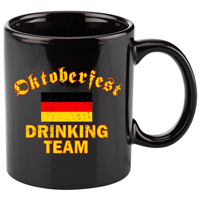 Oktoberfest Germany Drinking Team 11oz C Handle Ceramic Mug