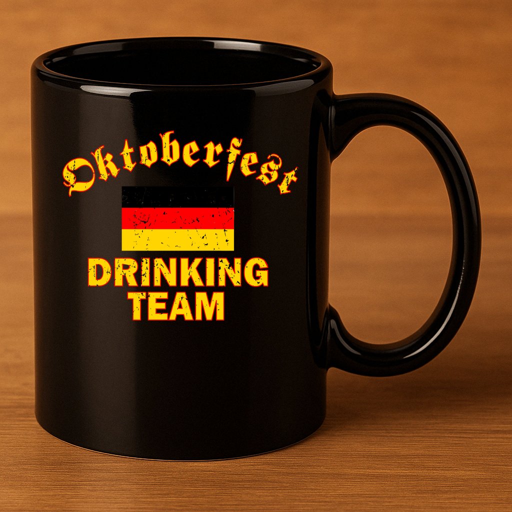 Oktoberfest Germany Drinking Team 11oz C Handle Ceramic Mug
