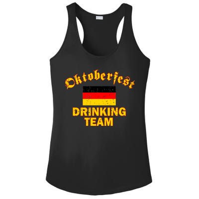 Oktoberfest Germany Drinking Team Ladies PosiCharge Competitor Racerback Tank