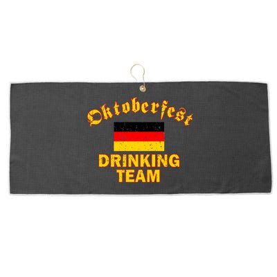 Oktoberfest Germany Drinking Team Large Microfiber Waffle Golf Towel