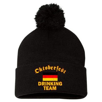 Oktoberfest Germany Drinking Team Pom Pom 12in Knit Beanie