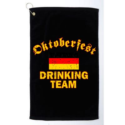 Oktoberfest Germany Drinking Team Platinum Collection Golf Towel