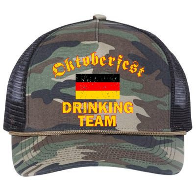 Oktoberfest Germany Drinking Team Retro Rope Trucker Hat Cap