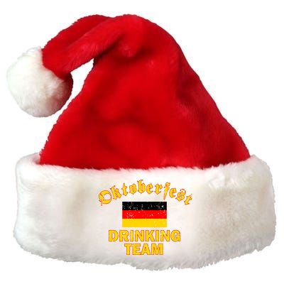 Oktoberfest Germany Drinking Team Premium Christmas Santa Hat