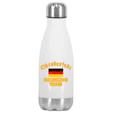 Oktoberfest Germany Drinking Team Stainless Steel Insulated Water Bottle