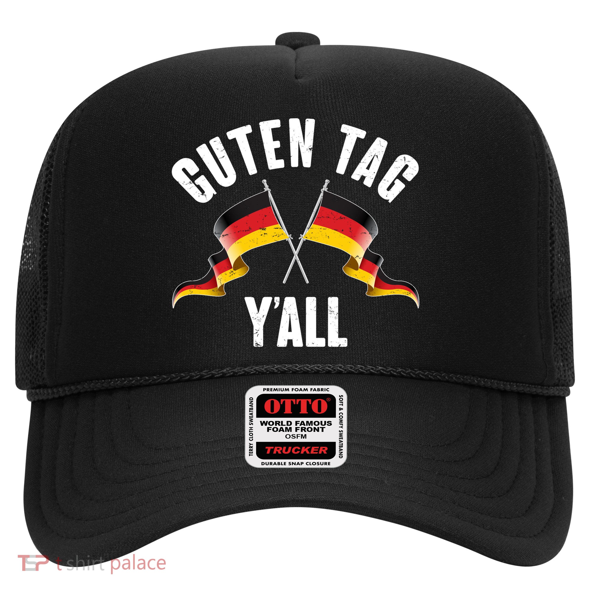 Oktoberfest Guten Tag Y'all German Flags Trucker Hat