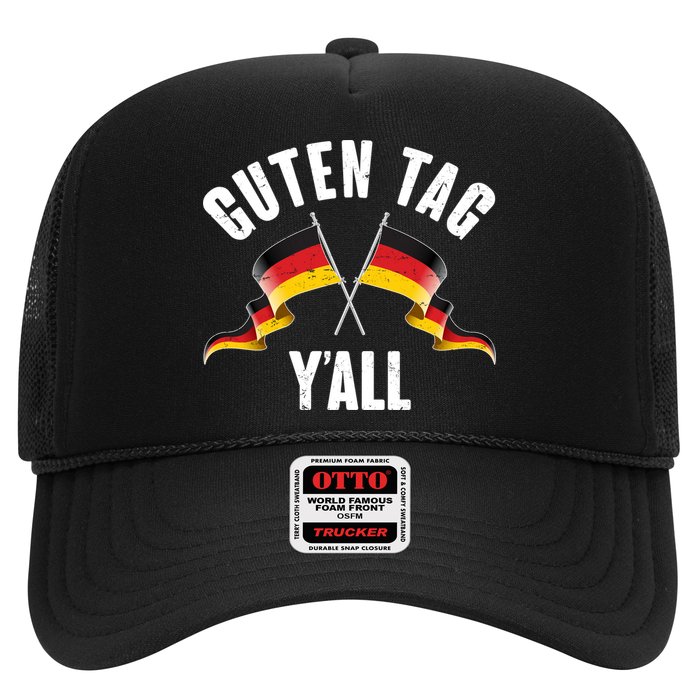 Oktoberfest Guten Tag Y'all German Flags Trucker Hat