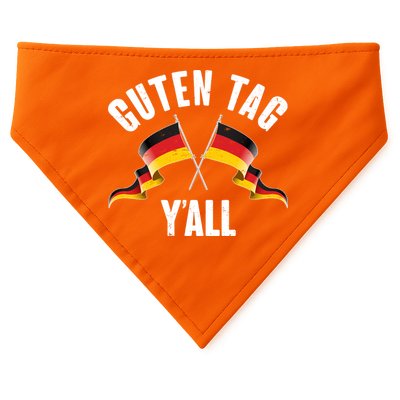 Oktoberfest Guten Tag Y'all German Flags USA-Made Doggie Bandana