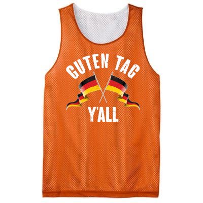 Oktoberfest Guten Tag Y'all German Flags Mesh Reversible Basketball Jersey Tank