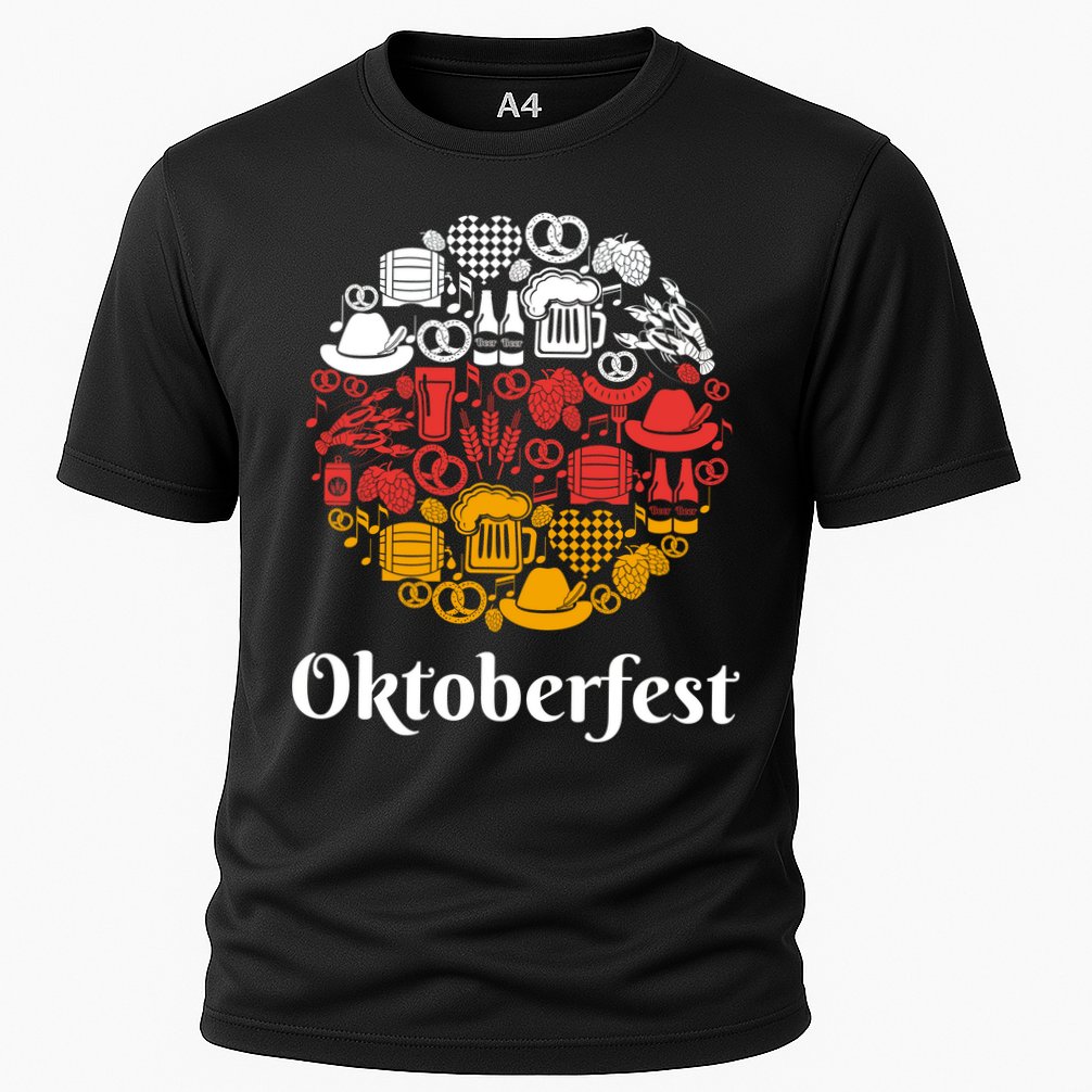 Oktoberfest Holiday Flag Mash Up Performance Shirt