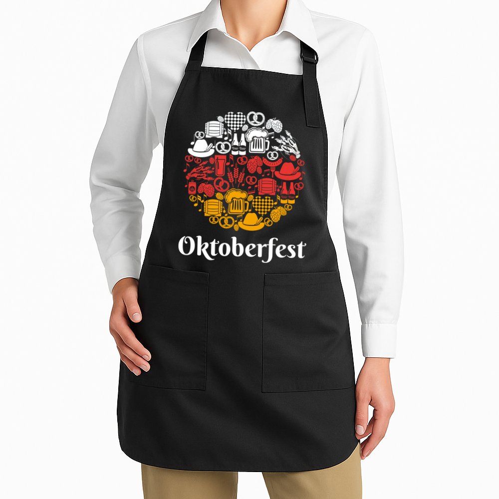 Oktoberfest Holiday Flag Mash Up Apron