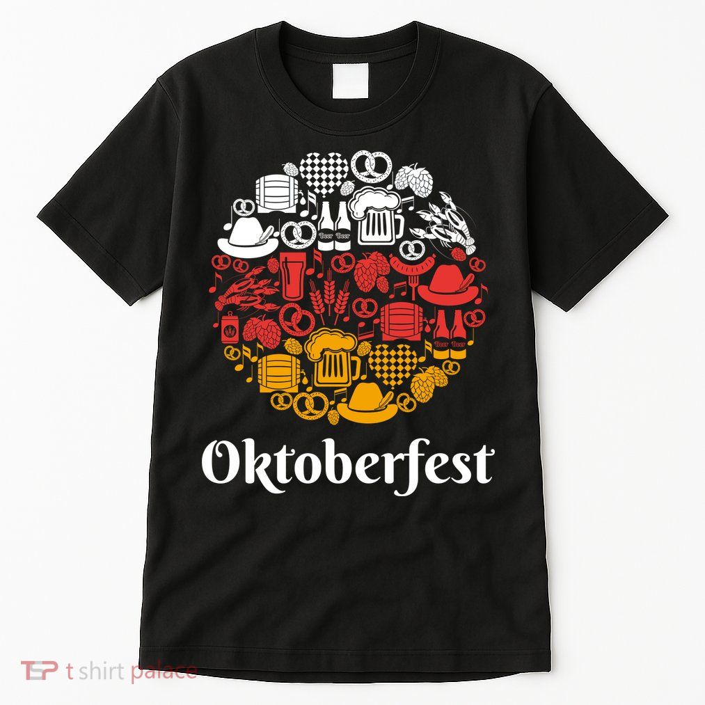 Oktoberfest Holiday Flag Mash Up Tall T-Shirt