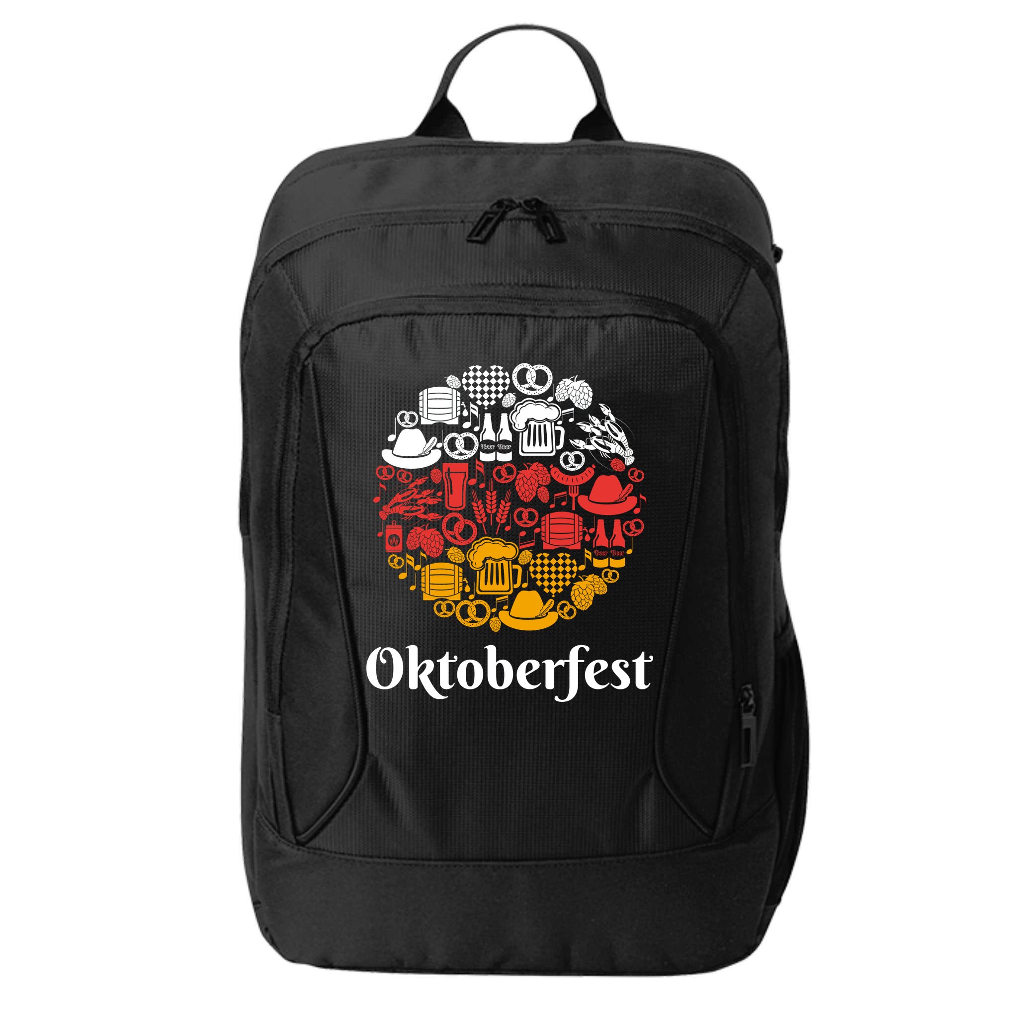 Oktoberfest Holiday Flag Mash Up City Backpack
