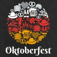 Oktoberfest Holiday Flag Mash Up Adult Drive Performance Visor