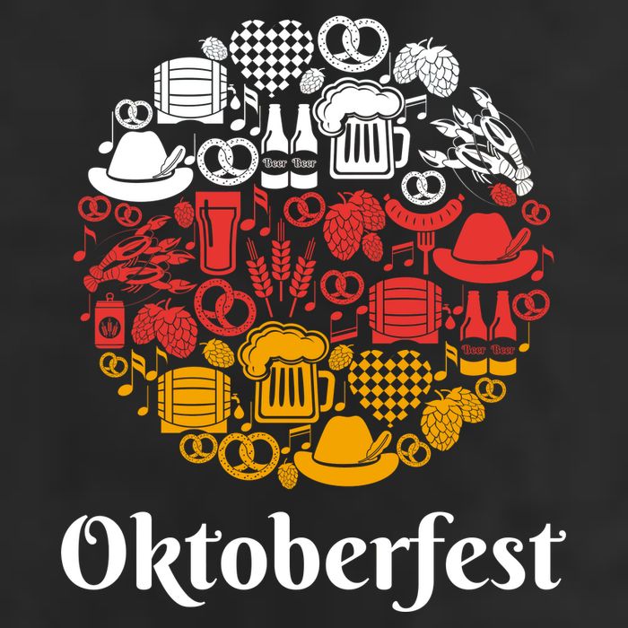 Oktoberfest Holiday Flag Mash Up Adult Drive Performance Visor
