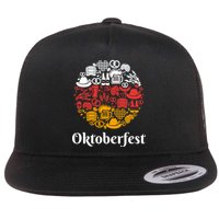 Oktoberfest Holiday Flag Mash Up Flatbill Hat