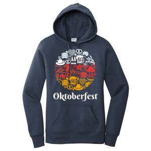 Oktoberfest Holiday Flag Mash Up Women's Pullover Hoodie