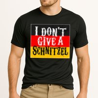 Oktoberfest I Don't Give A Schnitzel German Flag Cooling Performance Crew T-Shirt