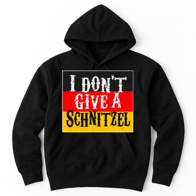 Oktoberfest I Don't Give A Schnitzel German Flag Hoodie