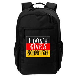 Oktoberfest I Don't Give A Schnitzel German Flag Daily Commute Backpack