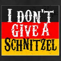 Oktoberfest I Don't Give A Schnitzel German Flag Adult Drive Performance Visor