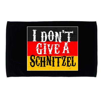 Oktoberfest I Don't Give A Schnitzel German Flag Microfiber Hand Towel